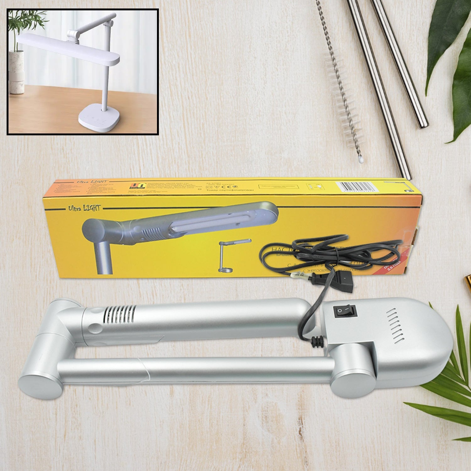 4153 Multifunctional LED Desk Lamp Dimmable Office Lamp Children’s Student Desk Lamp Reading Lamp White Eye-Caring Desk Light, Energy Saving Desk Lamp Table Lamp - Study Desk Lamp (1 Pc) 4153 Multifunctional LED Desk Lamp Dimmable Office Lamp Children’s Student Desk Lamp Reading Lamp White Eye-Caring Desk Light, Energy Saving Desk Lamp Table Lamp - Study Desk Lamp (1 Pc)